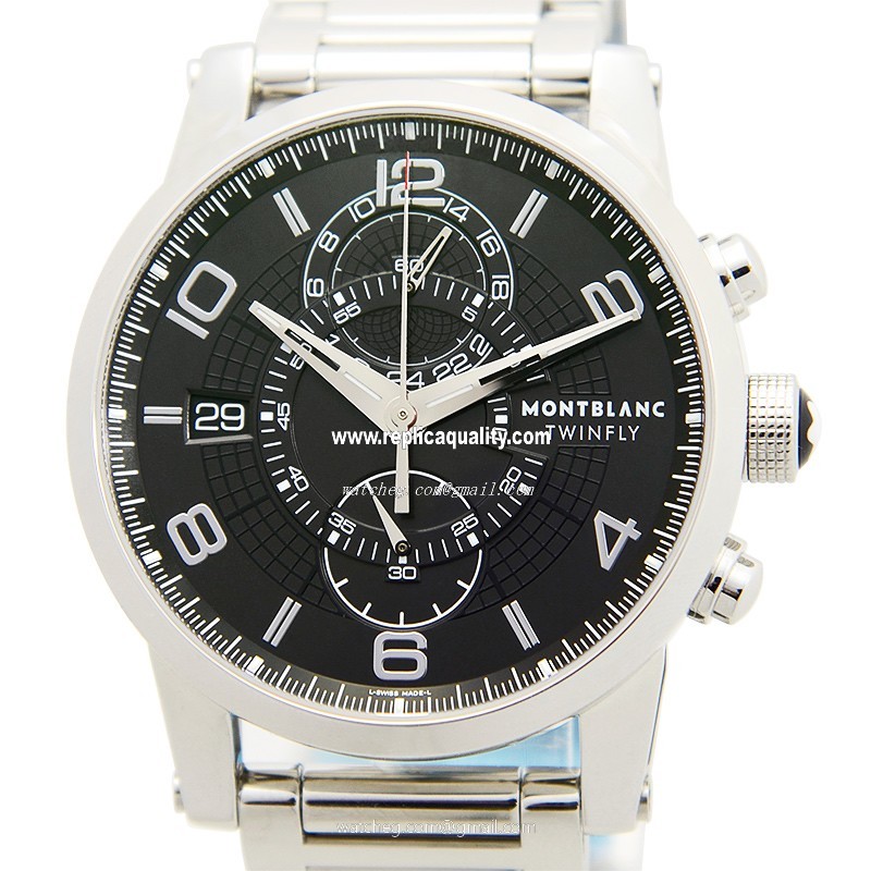 Mont Blanc TIMEWALKER MONTBLANC104286 Automatic Stainless Steel Black
