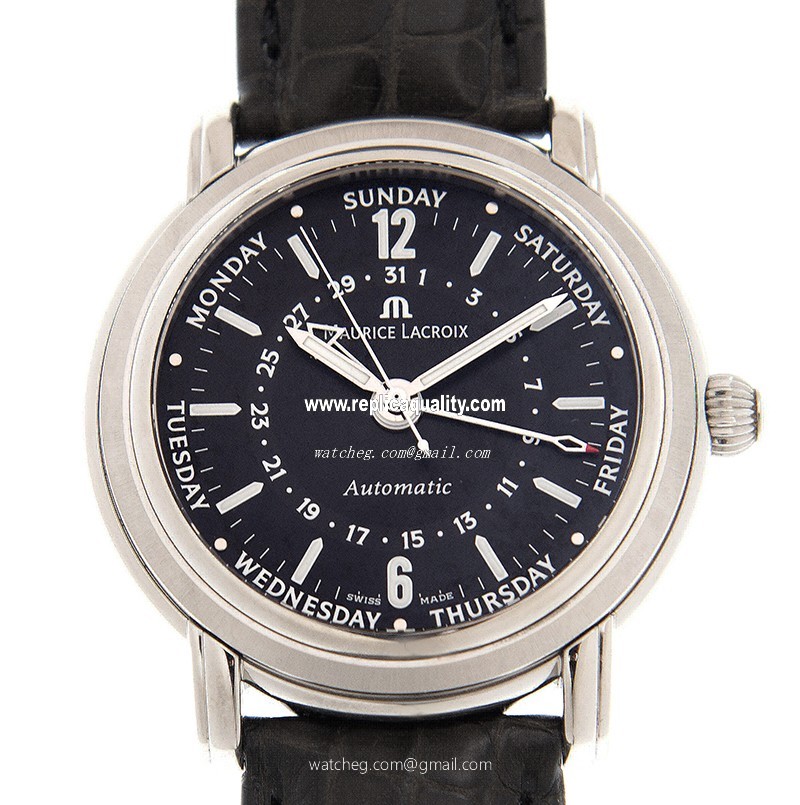 Maurice Lacroix MASTERPIECE MP6328-SS001-39E Automatic Stainless Steel Black