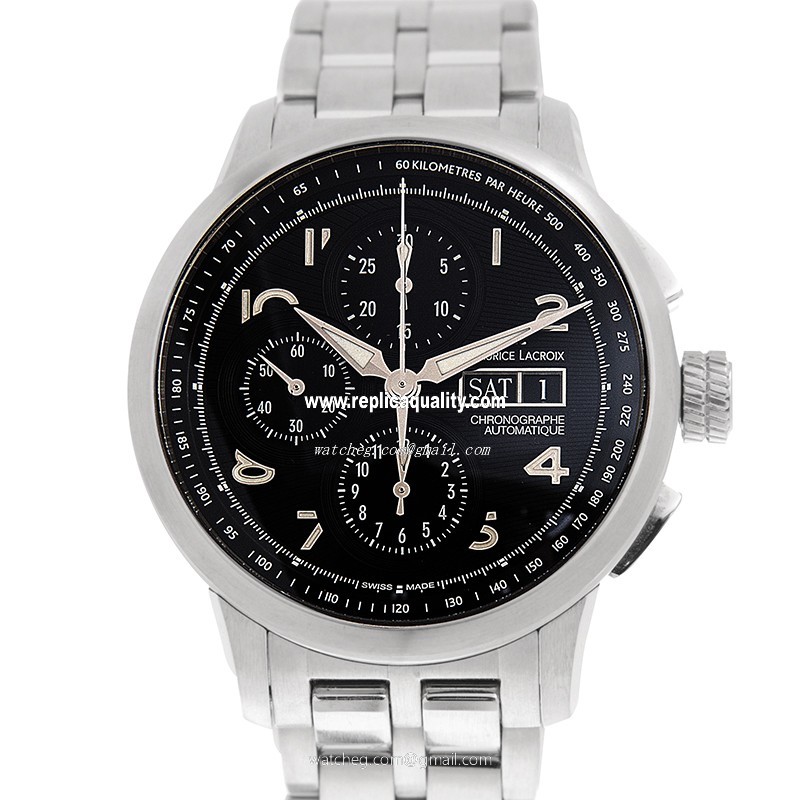 Maurice Lacroix MASTERPIECE MP6348-SS002-32E Automatic Stainless Steel Black