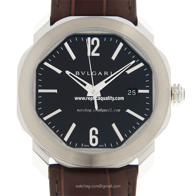 Bulgari OCTO ROMA OC41C1SLD Automatic Stainless Steel Dark Brown