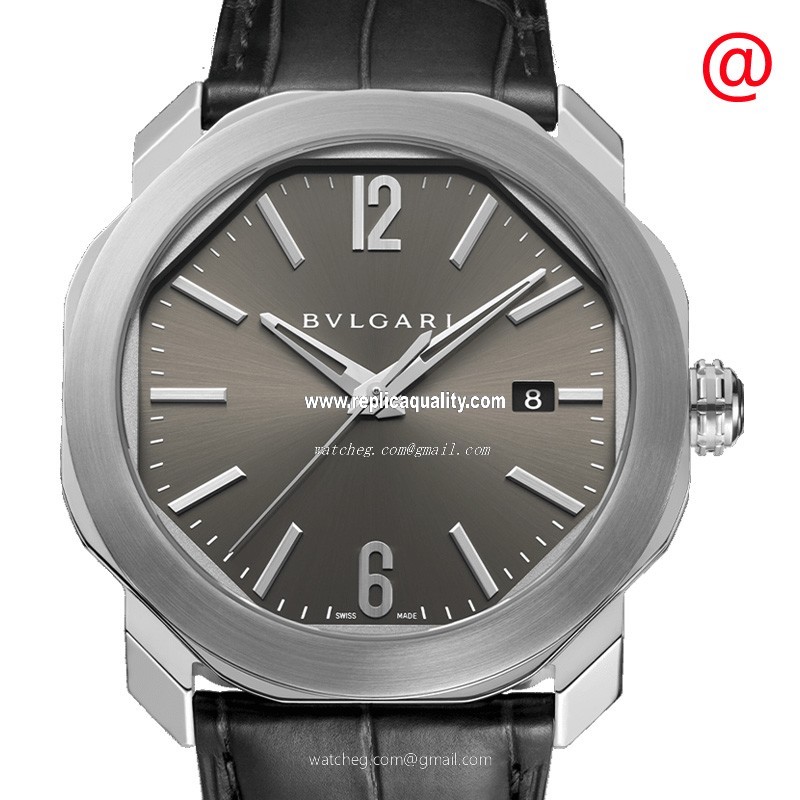 Bulgari OCTO ROMA 102855 Automatic Stainless Steel Gray