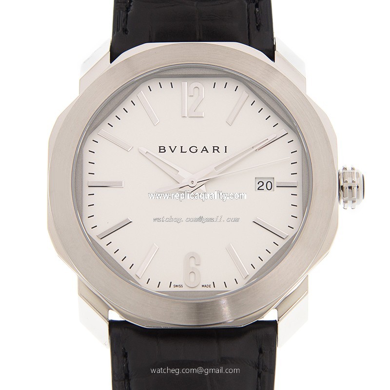 Bulgari OCTO ROMA OC41C6SLD Automatic Stainless Steel White