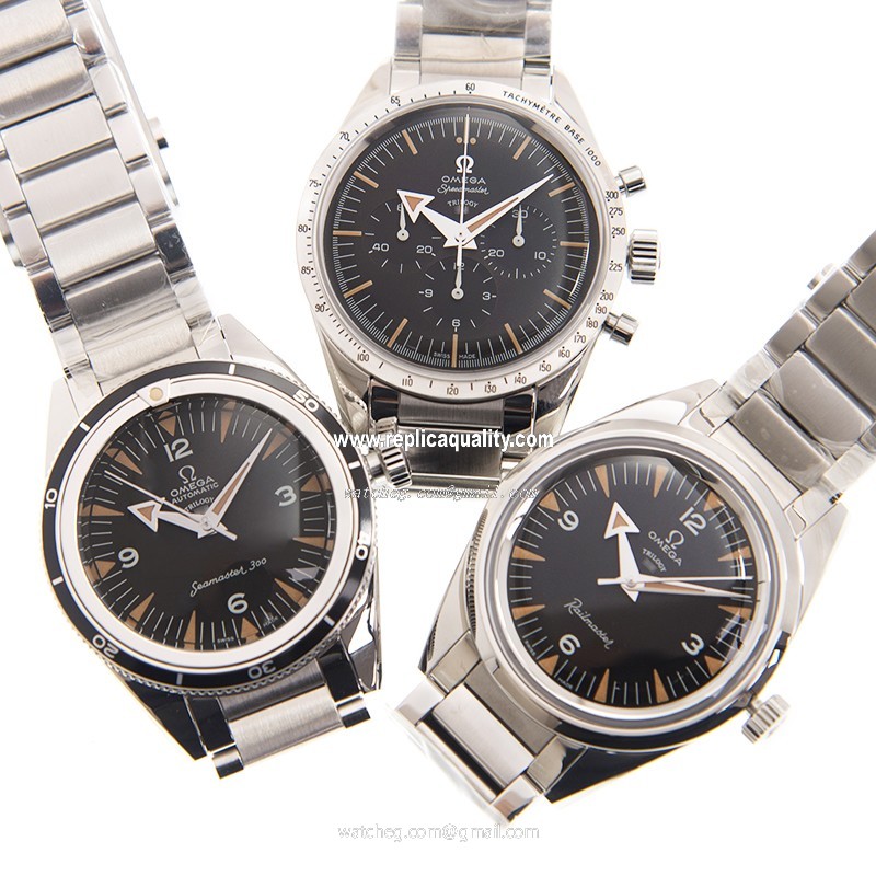 Omega SPECIALITIES OMEGATRILOGY1957SET Automatic Stainless Steel Black