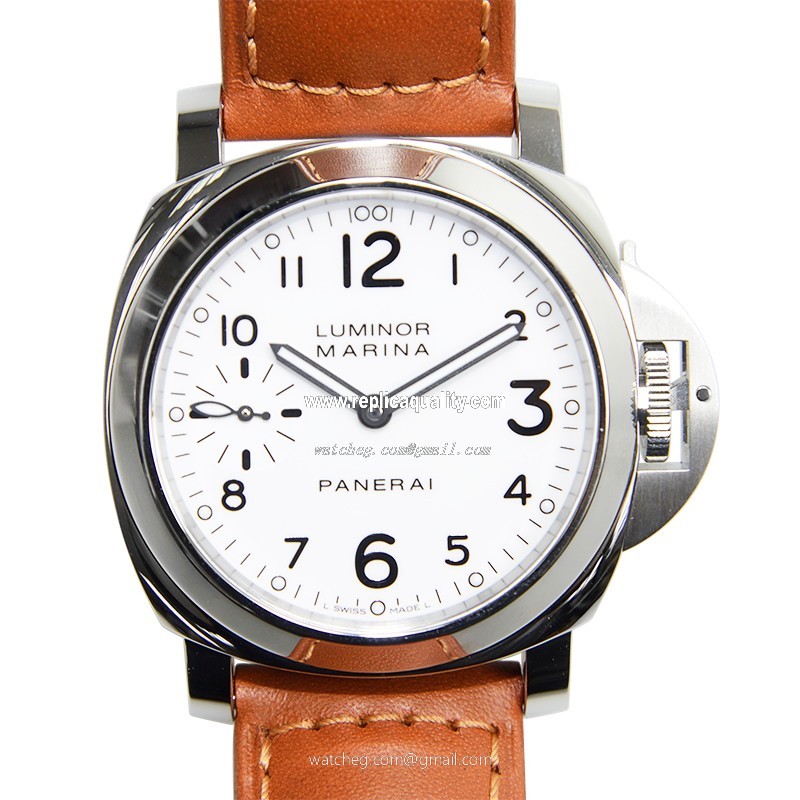 Panerai LUMINOR PAM00113 Manual Wind Stainless Steel White