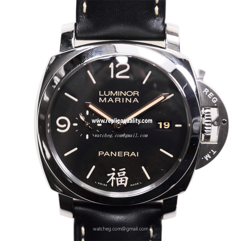 Panerai LUMINOR PAM00498 Automatic Stainless Steel Black