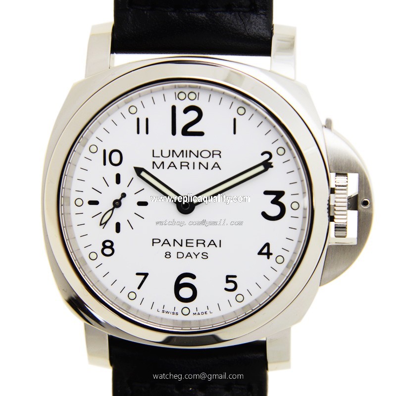 Panerai LUMINOR PAM00563 Manual Wind Stainless Steel White