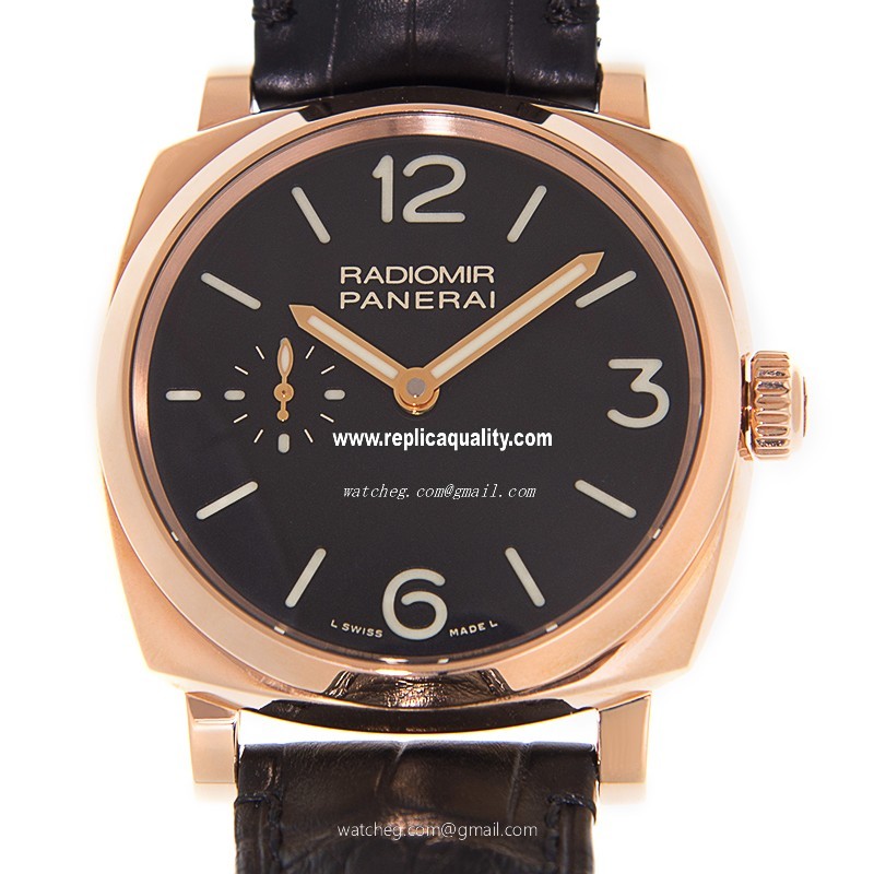 Panerai RADIOMIR PAM00575 Manual Wind 18kt Rose Gold Black