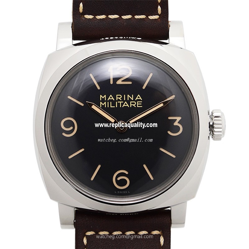 Panerai 1940 3 DAYS MARINA MILITARE ACCIAIO PAM00587 Manual Wind Stainless Steel Black