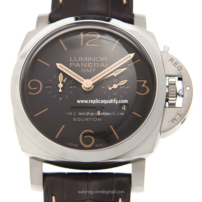 Panerai LUMINOR PAM00656 Manual Wind Titanium Brown 