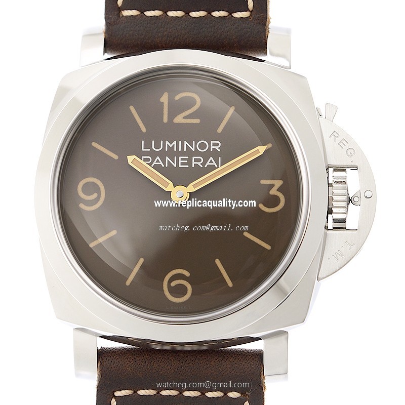 Panerai LUMINOR PAM00663 Manual Wind Stainless Steel Brown