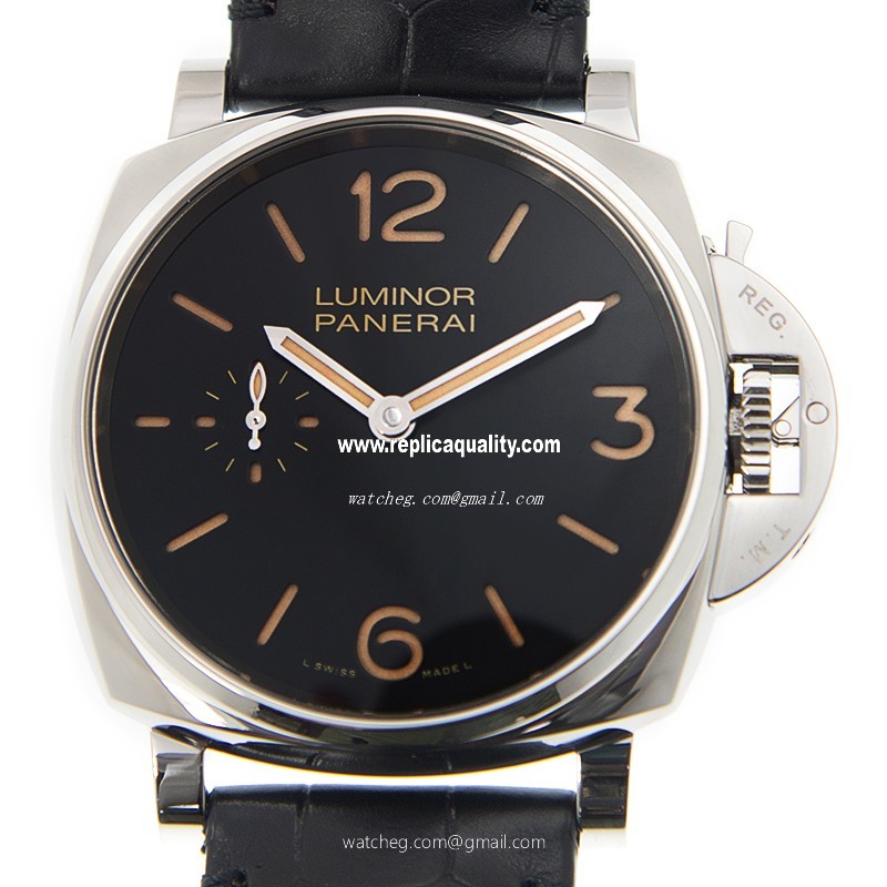 Panerai LUMINOR PAM00676 Manual Wind Stainless Steel Black
