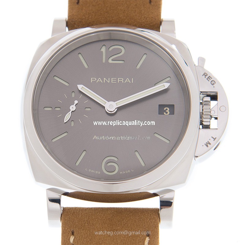 Panerai LUMINOR PAM00755 Automatic Stainless Steel Gray