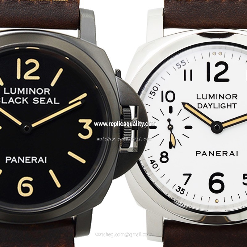 Panerai LUMINOR PAM00785 Manual Wind Stainless Steel Black & White