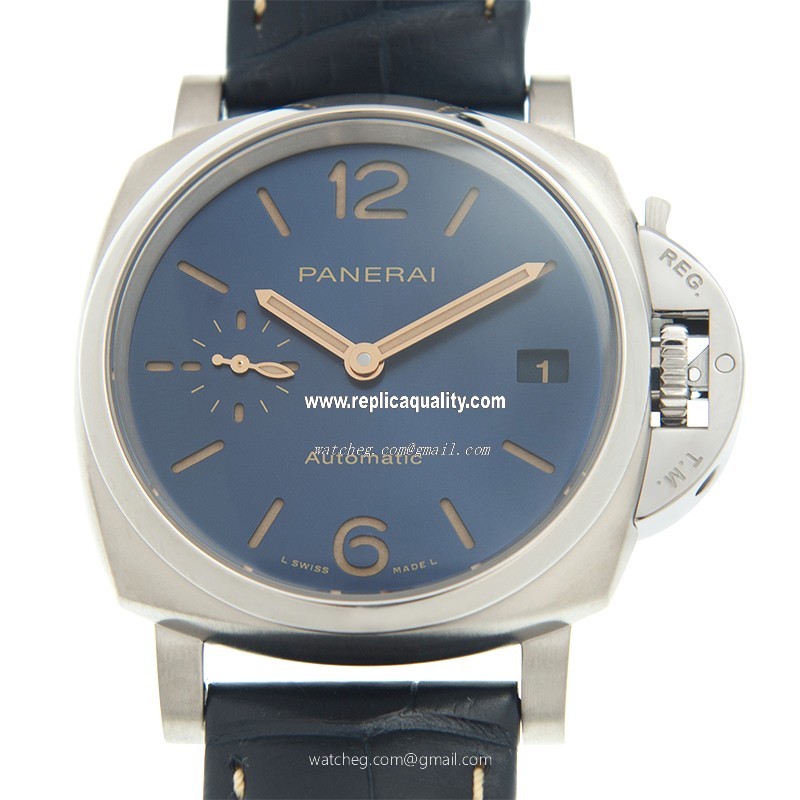 Panerai LUMINOR DUE PAM00926 Automatic PVD Titanium Blue