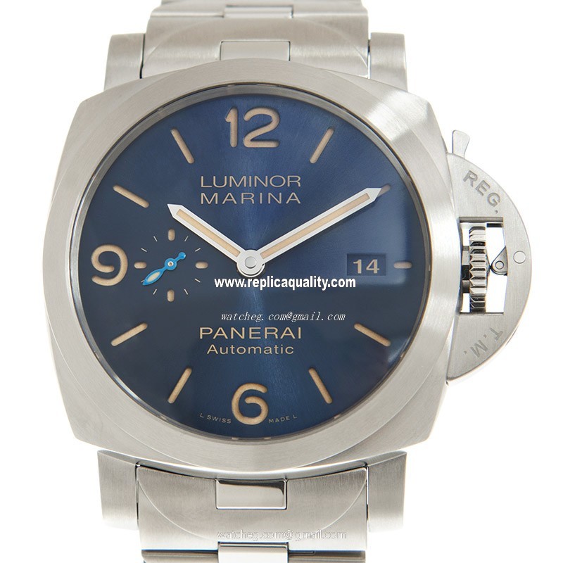 Panerai LUMINOR MARINA PAM01058 Automatic Stainless Steel Blue 