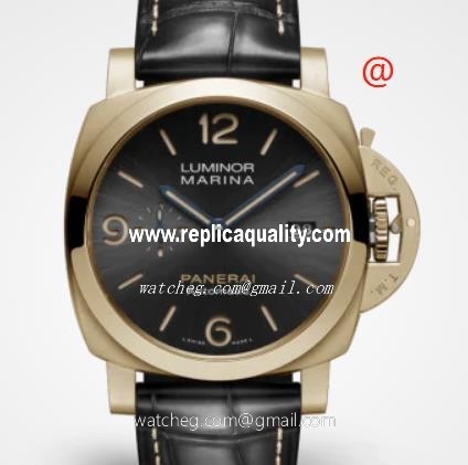Panerai LUMINOR MARINA PAM01112 Manual Wind Stainless Steel Blue 