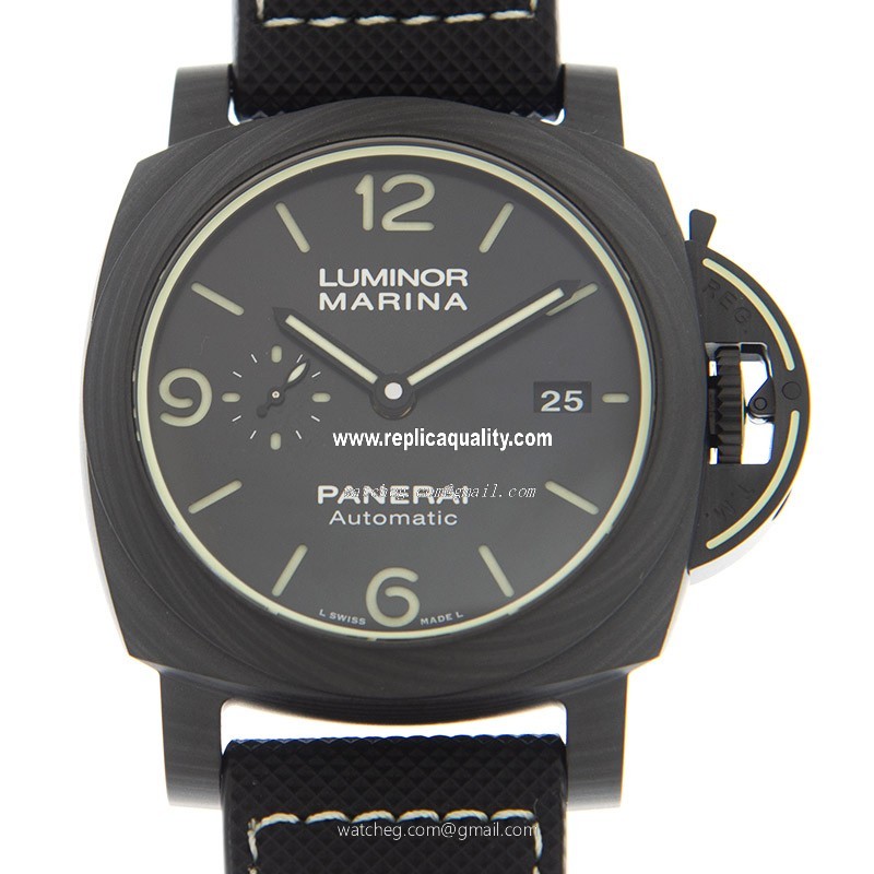 Panerai LUMINOR MARINA PAM01118 Automatic Carbon Fiber Black