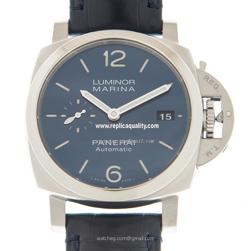 Panerai LUMINOR MARINA PAM01393 Automatic Stainless Steel Blue 