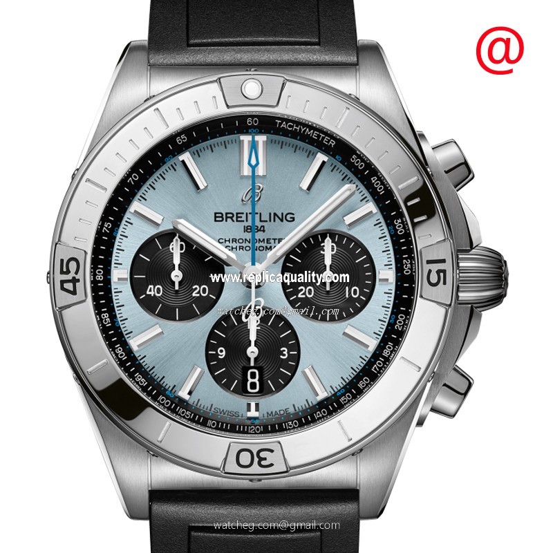Breitling CHRONOMAT B01 PB0134101C1S1 Automatic Stainless Steel Light Blue