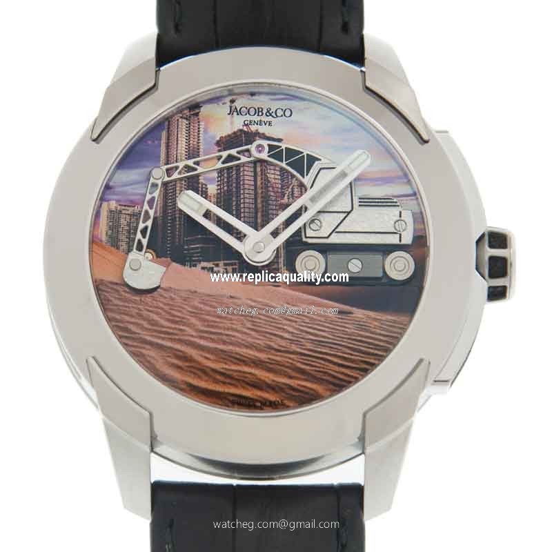 Jacob & Co PIONEER PI122.20.AB.AA.A Automatic Titanium Brown 
