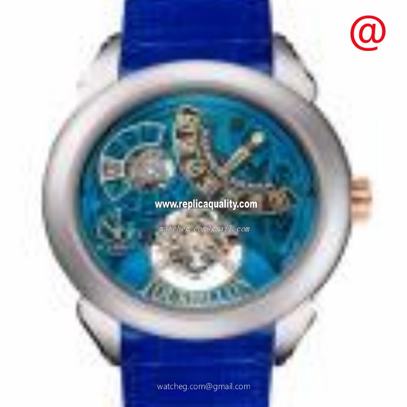 Jacob & Co PALATIAL PT510.24.NS.MB.AAE4A Manual Wind Titanium Blue