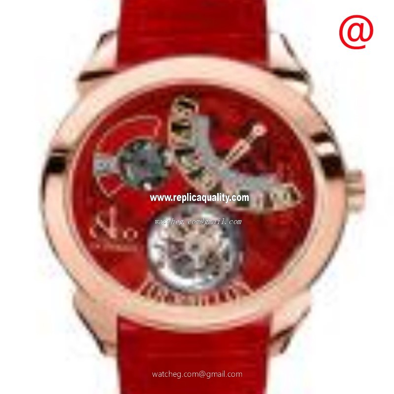 Jacob & Co PALATIAL PT510.40.NS.MR.ADD4A Manual Wind 18kt Rose Gold Red