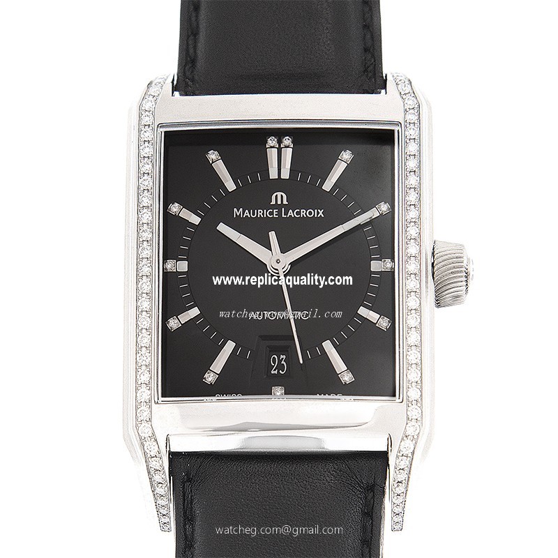 Maurice Lacroix PONTOS PT6247-SD501-350 Automatic Stainless Steel Black