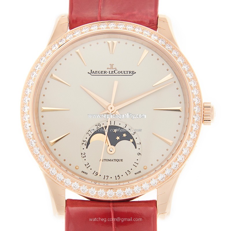 Jaeger-Lecoultre MASTER ULTRA THIN Q1252501 Automatic 18kt Rose Gold & Diamonds White