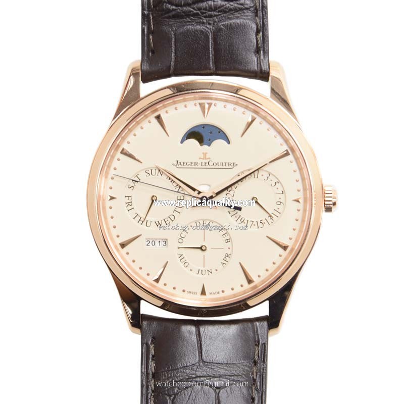 Jaeger-Lecoultre MASTER ULTRA THIN Q1302520 Automatic 18kt Rose Gold Beige