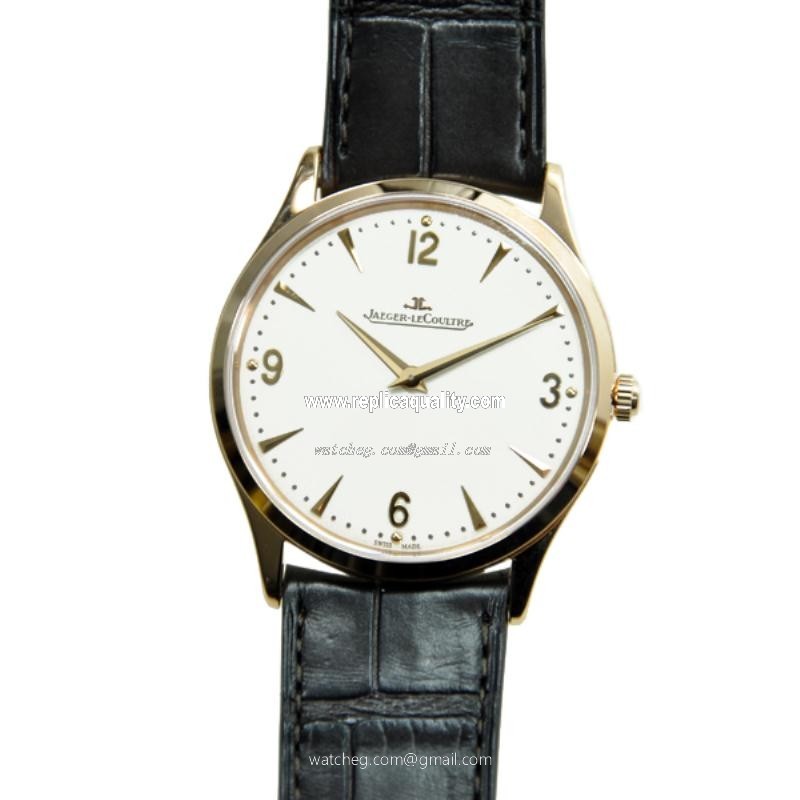 Jaeger-Lecoultre MASTER ULTRA THIN Q1342420 Manual Wind 18kt Rose Gold Beige