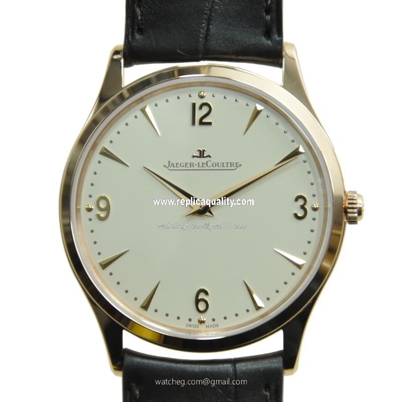 Jaeger-Lecoultre MASTER ULTRA THIN Q1342520 Manual Wind 18kt Rose Gold Beige