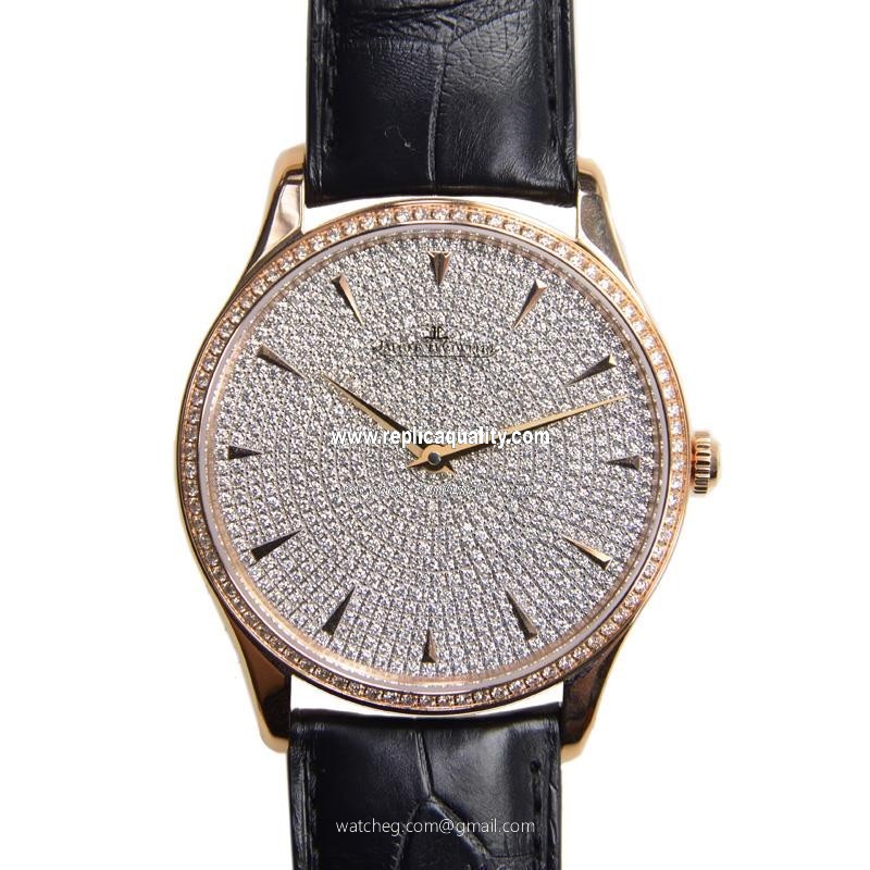Jaeger-Lecoultre MASTER Q1352507 Automatic 18kt Rose Gold & Diamonds Silver