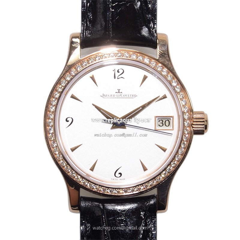 Jaeger-Lecoultre MASTER ULTRA THIN Q1382404 Automatic 18kt Rose Gold & Diamonds White