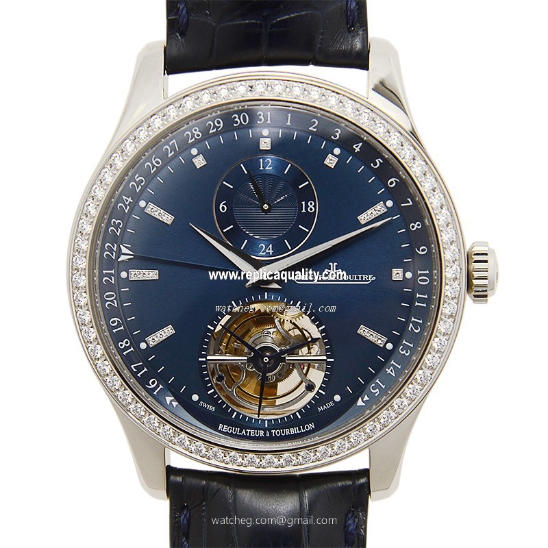 Jaeger-Lecoultre MASTER ULTRA THIN Q1563580 Automatic 18kt White Gold & Diamond Blue