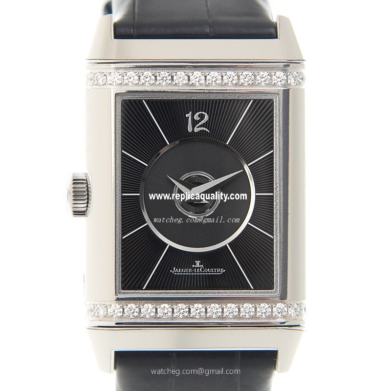 Jaeger-Lecoultre REVERSO Q2578420 Automatic Stainless Steel & Diamonds Black