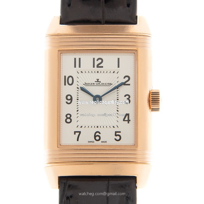 Jaeger-Lecoultre REVERSO Q2662430 Manual Wind 18kt Rose Gold & Diamonds Silver