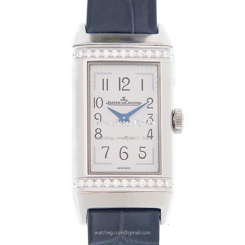 Jaeger-Lecoultre REVERSO Q3288420 Quartz Stainless Steel & Diamonds White