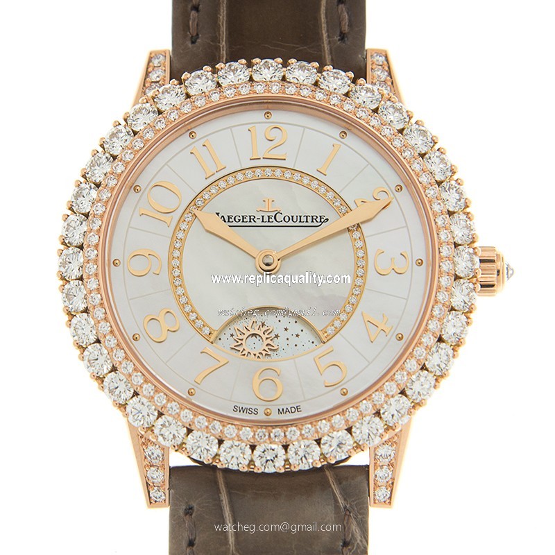 Jaeger-Lecoultre RENDEZ VOUS Q3432570 Automatic 18kt Rose Gold & Diamonds White