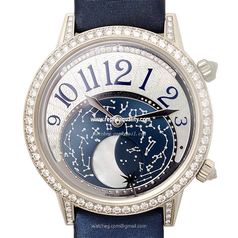 Jaeger-Lecoultre RENDEZ VOUS Q3523490 Automatic 18kt White Gold & Diamond Blue 