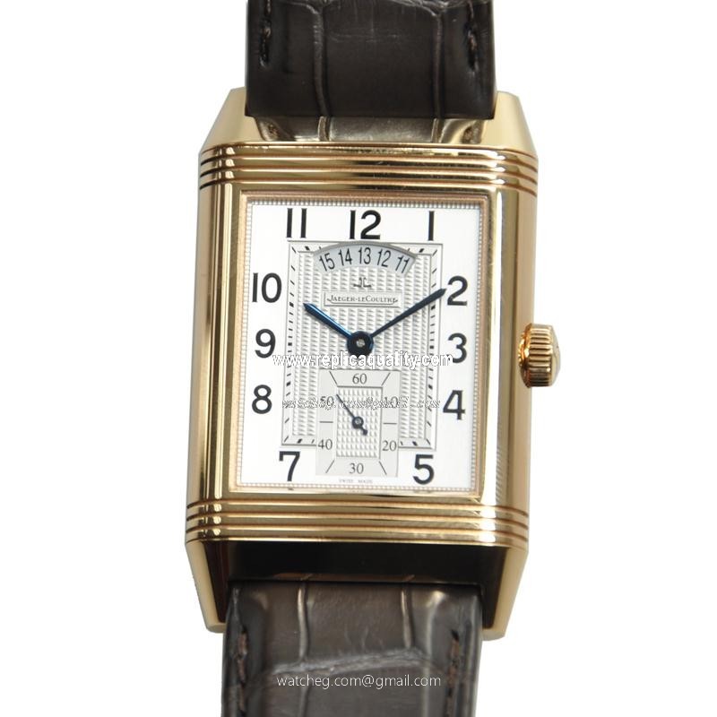 Jaeger-Lecoultre REVERSO Q3742421 Manual Wind 18kt Rose Gold Silvery & White