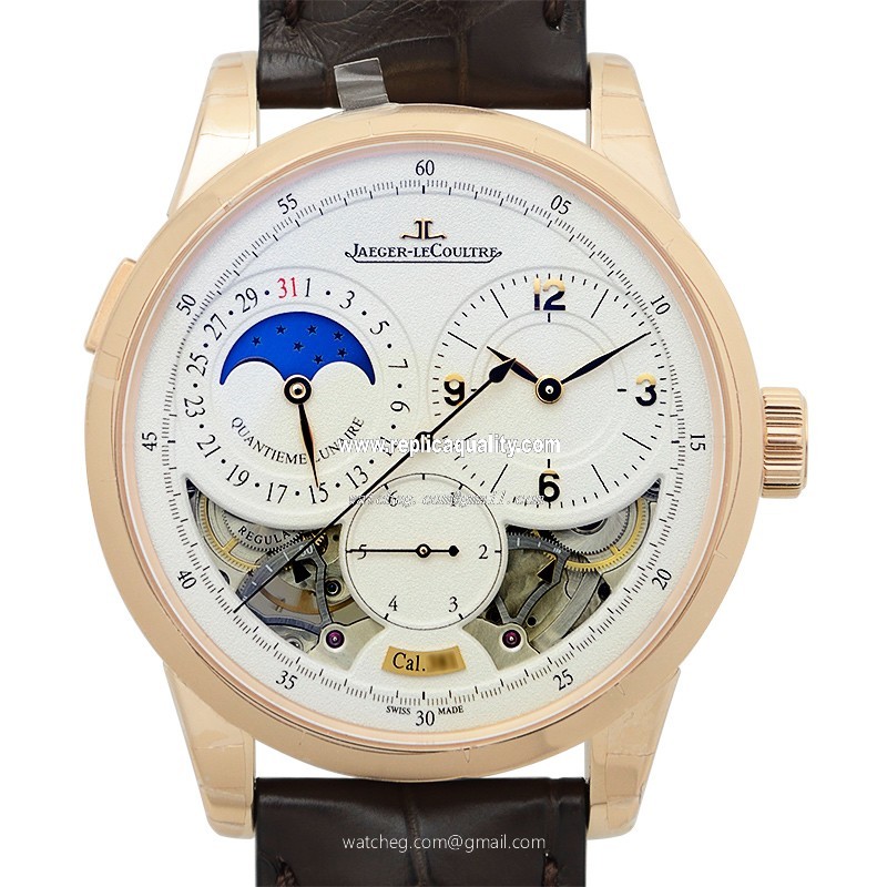 Jaeger-Lecoultre DUOMETRE Q6042522 Manual Wind Rose Gold White