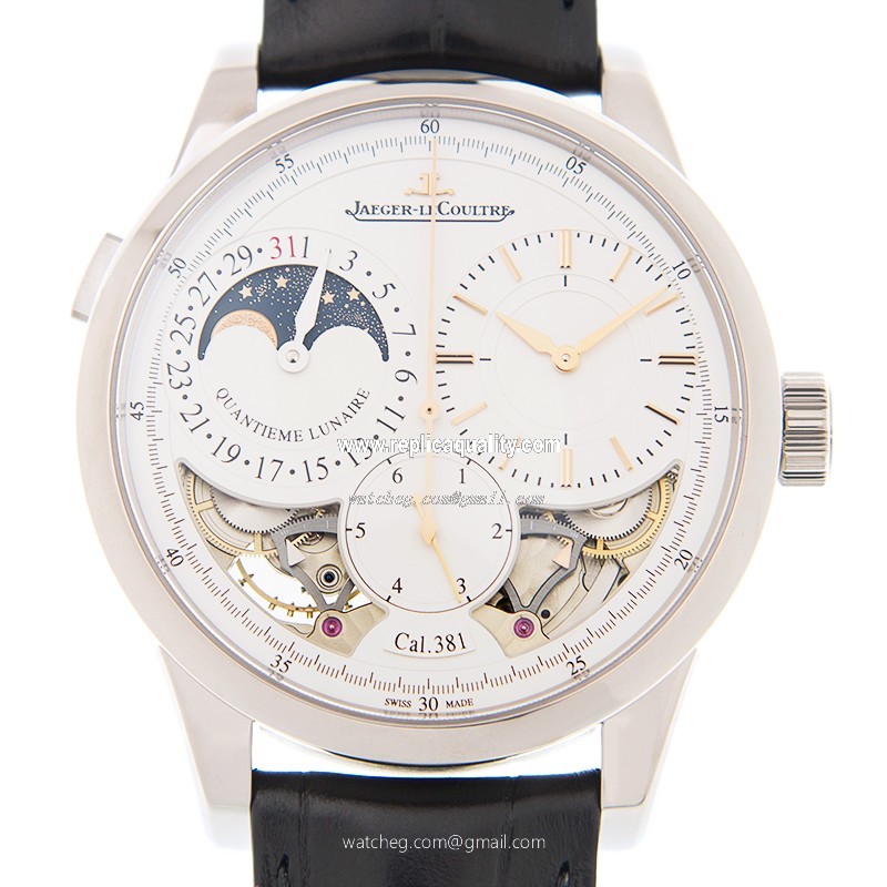 Jaeger-Lecoultre DUOMETRE Q6043420 Manual Wind 18kt White Gold White