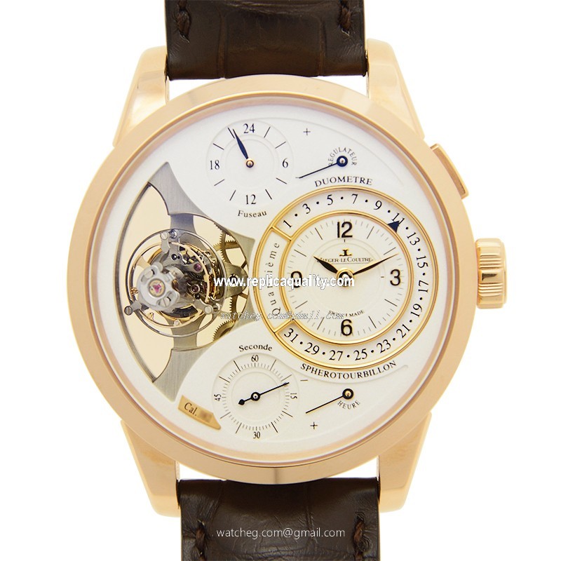 Jaeger-Lecoultre DUOMETRE Q6052520 Manual Wind 18kt Rose Gold White