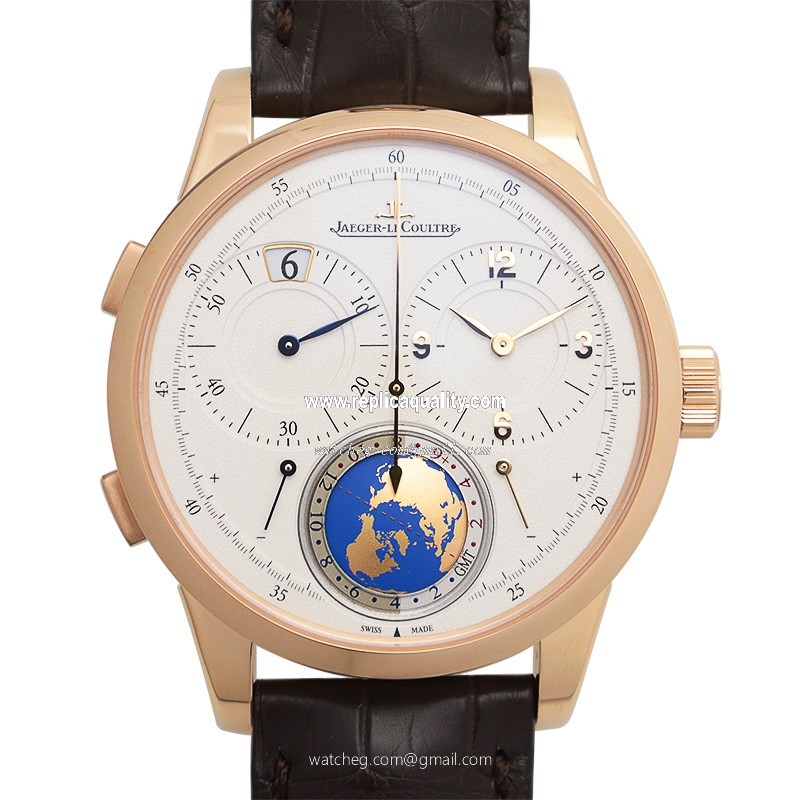 Jaeger-Lecoultre DUOMETRE Q6062520 Manual Wind 18kt Rose Gold Silver