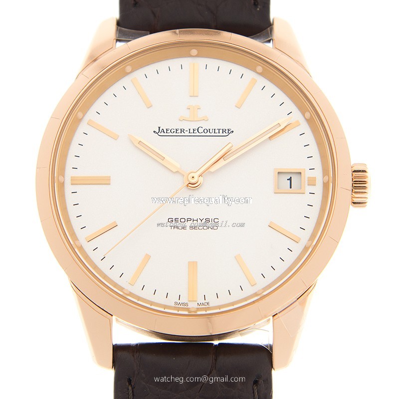 Jaeger-Lecoultre GEOPHYSIC Q8012520 Automatic 18kt Rose Gold Silver