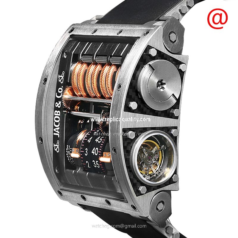 Jacob & Co QUENTTIN QT100.20.NS.AA.AHA4D Manual Wind Titanium