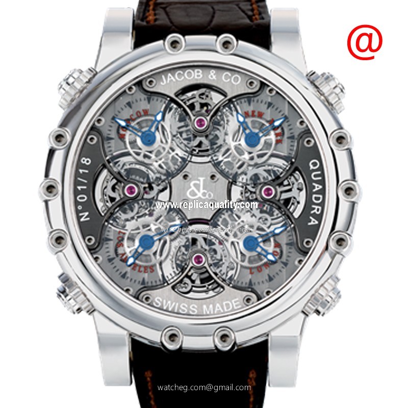 Jacob & Co QUADWG Manual Wind 18kt White Gold Gold
