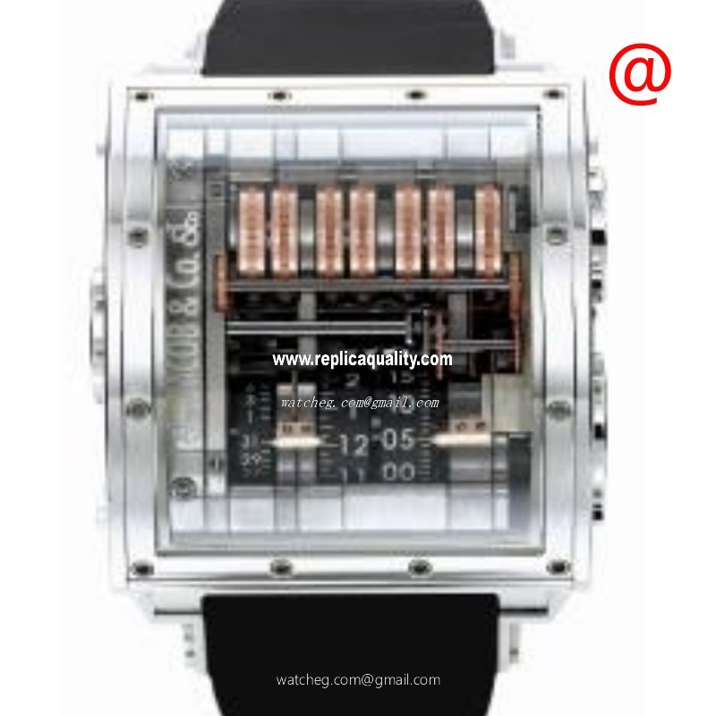 Jacob & Co QUENTTIN QUENWG Manual Wind 18kt White Gold Transparent Skull