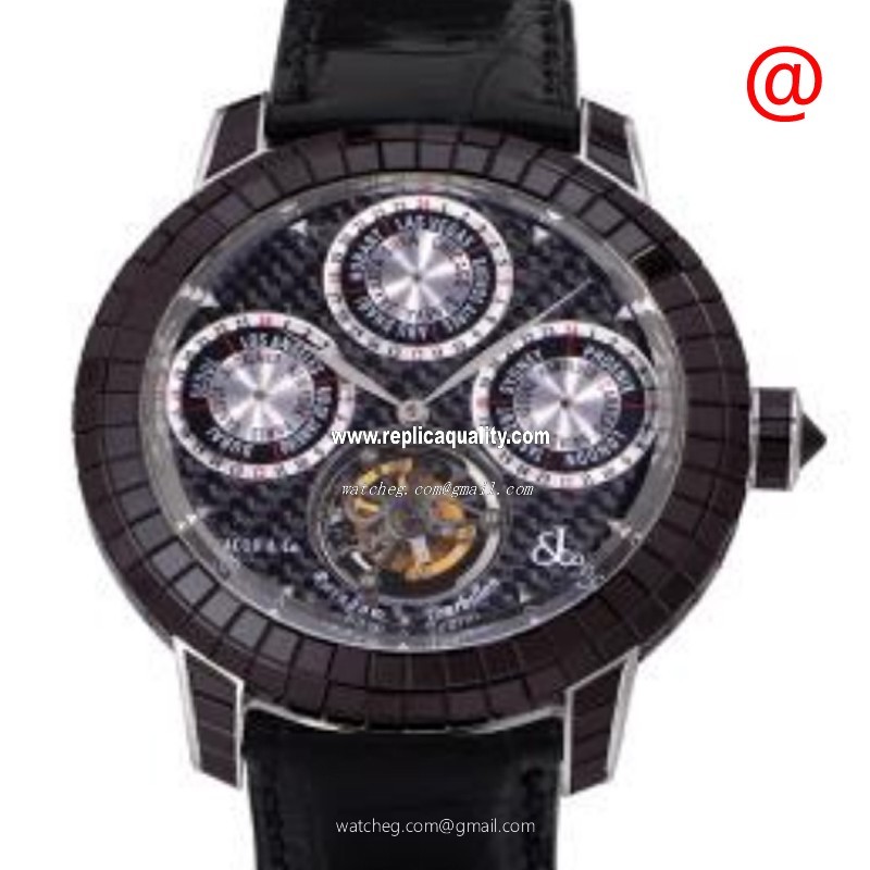 Jacob & Co R13 Automatic 18kt White Gold Black