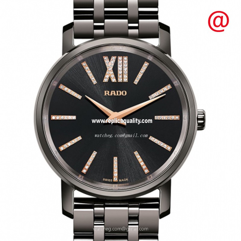 Rado DIAMASTER R14064707 Quartz Ceramic Black